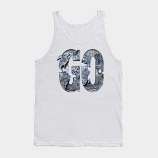 "Go" To the Nations - Textured Nation Image Tank Top